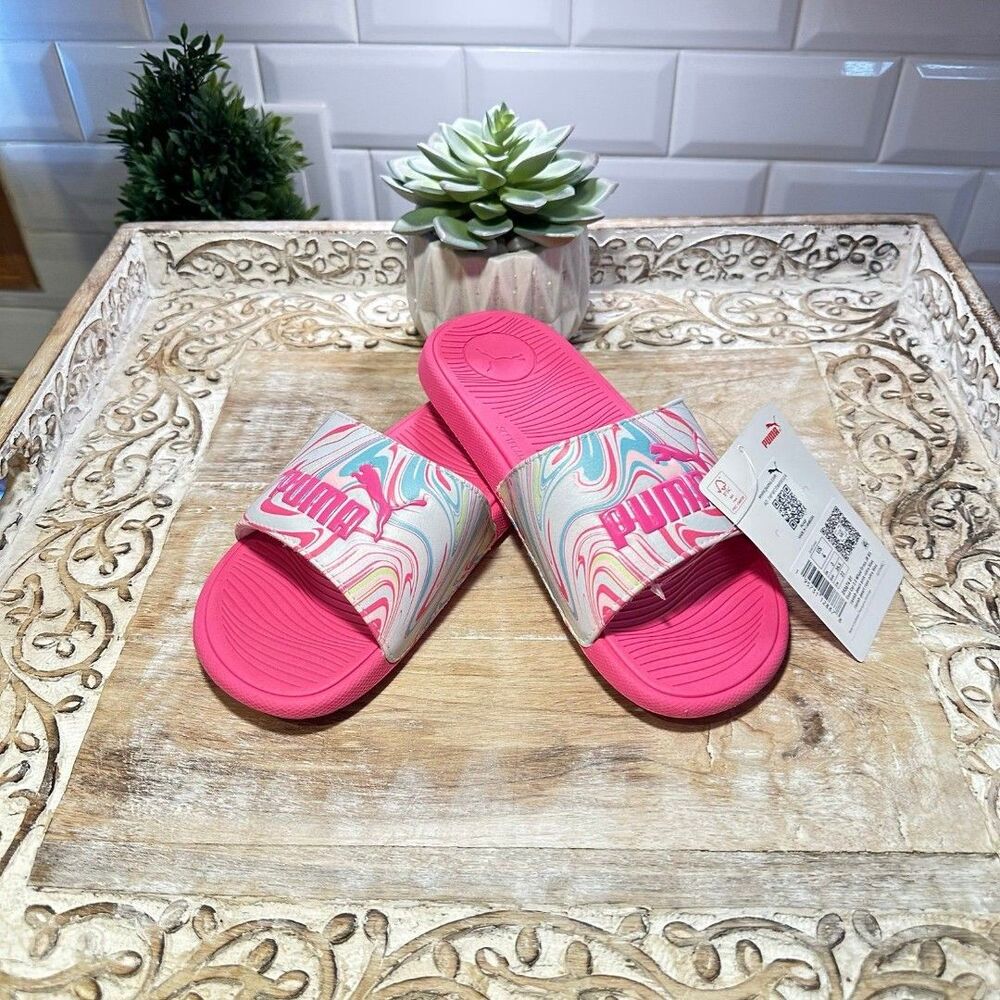 Puma Slide Sandals Size 4